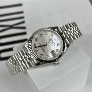 Đồng Hồ Nữ Rolex DateJust Replica 11 Mặt Số Xà Cừ (1)