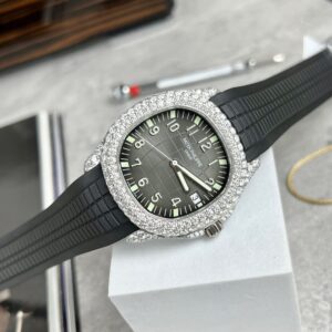 Đồng Hồ Patek Philippe Aquanaut 5719 Độ Kim Cương Moissanite 40mm (2)