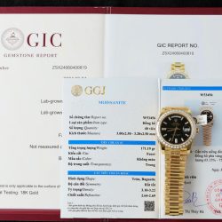 Đồng Hồ Rolex Day-Date 228238 Bọc Vàng 18K Độ Viền Moissanite GM 40mm (2)