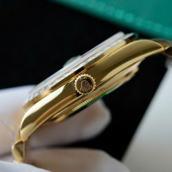Đồng Hồ Rolex Day-Date 228238 Bọc Vàng 18K Độ Viền Moissanite GM 40mm (2)