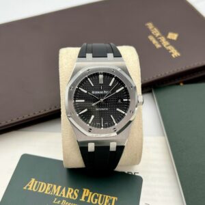 Đồng Hồ Audemars Piguet Royal Oak 15400ST Replica 11 Nam Màu Đen 41mm (1)