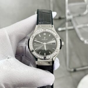 Đồng Hồ Hublot Classic Fusion Diamonds Màu Xám HB Factory 38mm (1)