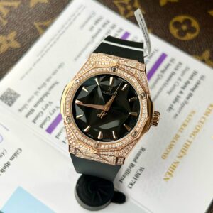 Đồng Hồ Hublot Orlinski King Gold Đính Full Kim Cương Tự Nhiên Replica 11 40mm (2)