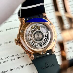 Đồng Hồ Hublot Orlinski King Gold Đính Full Kim Cương Tự Nhiên Replica 11 40mm (2)