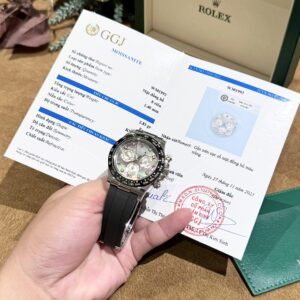 Đồng Hồ Khảm Trai Rolex Daytona Cọc Số Kim Cương Moissanite 40mm (3)