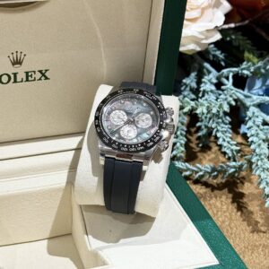 Đồng Hồ Khảm Trai Rolex Daytona Cọc Số Kim Cương Moissanite 40mm (3)
