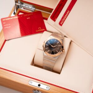 Đồng Hồ Omega Constellation Mặt Nâu Rep 11 Máy Thụy Sỹ VS Factory 38mm (2)