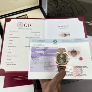 Đồng Hồ Patek Philippe Nautilus 5711 Replica 11 Bọc Vàng Độ Kim Cương Tự Nhiên 40mm (10)