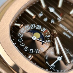 Đồng Hồ Patek Philippe Nautilus 5712R Mặt Chocolate Bọc Vàng Replica 11 40mm (2)