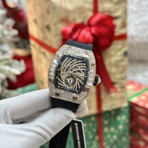 Đồng Hồ Richard Mille RM51-02 Rose Gold Đính Đá Rep 11 Thụy Sỹ 40mm (2)