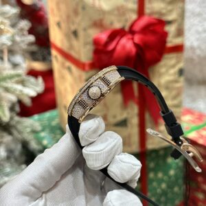 Đồng Hồ Richard Mille RM51-02 Rose Gold Đính Đá Rep 11 Thụy Sỹ 40mm (2)