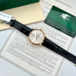 Đồng Hồ Rolex Cellini Date 50515 Bọc Vàng Thật Replica 11 39mm (2)