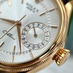 Đồng Hồ Rolex Cellini Date 50515 Bọc Vàng Thật Replica 11 39mm (2)