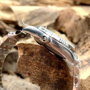 Đồng Hồ Rolex DateJust Độ Mặt Xà Cừ Tự Nhiên Cọc Số Moissanite 36mm (3)