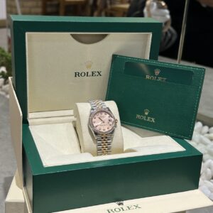 Đồng Hồ Rolex DateJust nữ Fake Cao Cấp Mặt Sunburt Dây Jubilee 31mm (5)