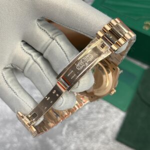 Đồng Hồ Rolex Day-Date 228235 Rose Gold Mặt Chocolate Rep 11 V2 GMF 40mm (2)