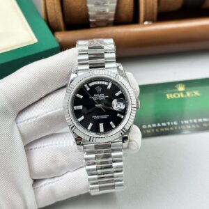 Đồng Hồ Rolex Day-Date 228236 Rep 11 Nặng ~167gr Mặt Đen GM Factory 40mm (1)