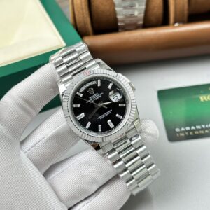 Đồng Hồ Rolex Day-Date 228236 Rep 11 Nặng ~167gr Mặt Đen GM Factory 40mm (1)