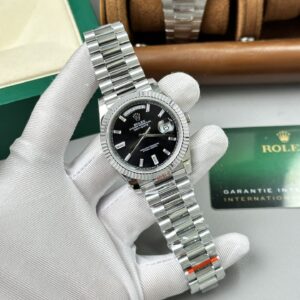 Đồng Hồ Rolex Day-Date 228236 Rep 11 Nặng ~167gr Mặt Đen GM Factory 40mm (1)