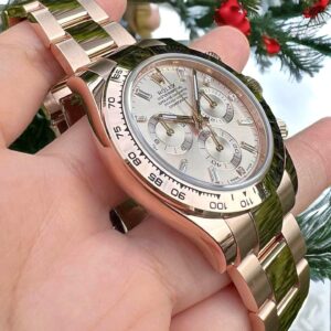 Đồng Hồ Rolex Daytona Chế Tác Vàng Hồng Nguyên Khối 18K 40mm (1)