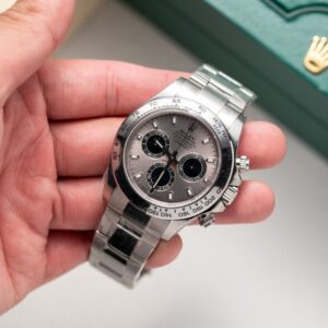 Đồng Hồ Rolex Daytona Cosmograph 116509 Replica 11 Mặt Xám Clean Factory 40mm (2)