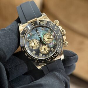 Đồng Hồ Rolex Daytona Mặt Xà Cừ Tím Cọc Moissanite Nhà Máy BT 40mm (1)