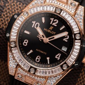 Đồng Hồ Hublot Big Bang One Click King Gold Đính Đá 39mm (6)