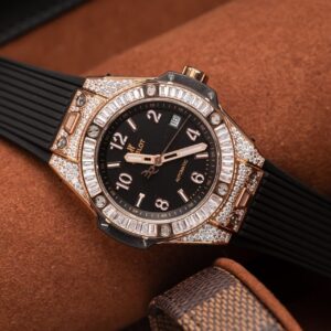 Đồng Hồ Hublot Big Bang One Click King Gold Đính Đá 39mm (6)