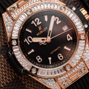 Đồng Hồ Hublot Big Bang One Click King Gold Đính Đá 39mm (6)