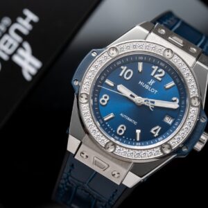 Đồng Hồ Hublot Big Bang One Click Replica 11 Màu Xanh 39mm (1)