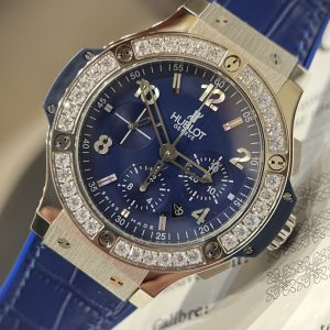 Đồng Hồ Hublot Big Bang Replica 11 Màu Xanh Máy HB4100