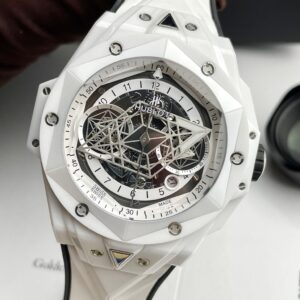 Đồng Hồ Hublot Big Bang Sang Bleu II Replica 11 Vỏ Gốm Trắng 45mm (1)