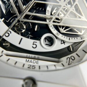 Đồng Hồ Hublot Big Bang Sang Bleu II Replica 11 Vỏ Gốm Trắng 45mm (1)