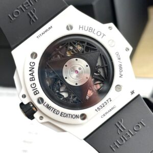Đồng Hồ Hublot Big Bang Sang Bleu II Replica 11 Vỏ Gốm Trắng 45mm (1)