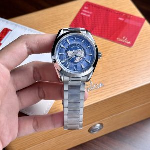 Đồng Hồ Omega Seamaster Aqua Terra Worldtimer Mặt Xanh Dương VSF 43mm (3)