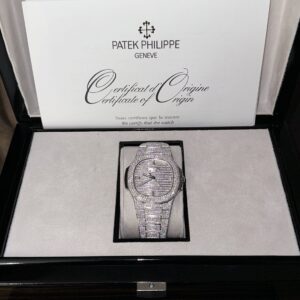 Đồng Hồ Patek Philippe Nautilus 5719 Full Kim Cương Moissanite Replica 11 40mm (2)