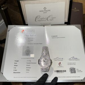 Đồng Hồ Patek Philippe Nautilus 5719 Full Kim Cương Moissanite Replica 11 40mm (2)