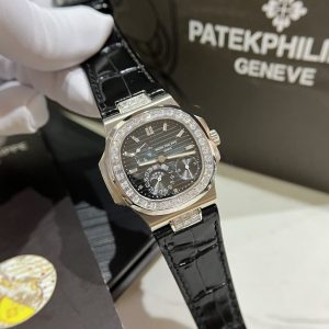 Đồng Hồ Patek Philippe Replica 11 Nautilus 5724G Mặt Xanh 3 Dây 40mm (5)