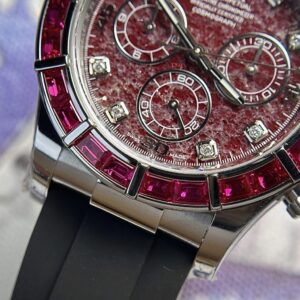 Đồng Hồ Rolex Chế Tác Mặt Rubellite Daytona 116519 Replica 11 40mm (1)
