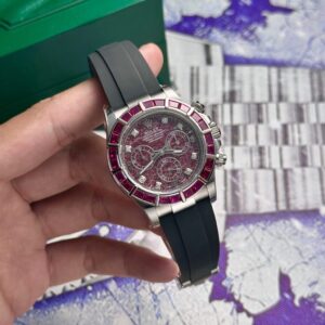 Đồng Hồ Rolex Chế Tác Mặt Rubellite Daytona 116519 Replica 11 40mm (1)