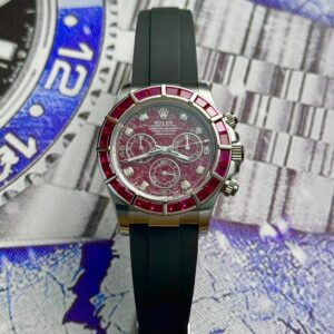 Đồng Hồ Rolex Chế Tác Mặt Rubellite Daytona 116519 Replica 11 40mm (1)