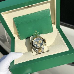 Đồng Hồ Rolex Cosmograph Daytona Mặt Xà Cừ Cọc Số Kim Cương 40mm (2)