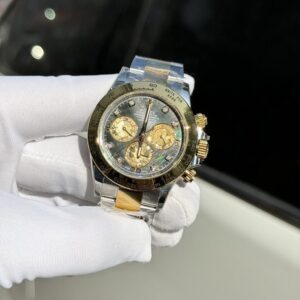 Đồng Hồ Rolex Cosmograph Daytona Mặt Xà Cừ Cọc Số Kim Cương 40mm (2)
