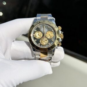 Đồng Hồ Rolex Cosmograph Daytona Mặt Xà Cừ Cọc Số Kim Cương 40mm (2)
