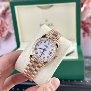 Đồng Hồ Rolex DateJust 278285 Replica 11 Nữ Đính Đá Swarovski 31mm (2)