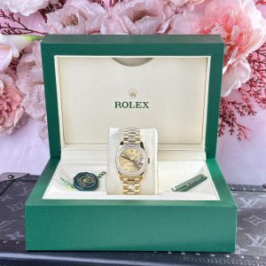 Đồng Hồ Rolex DateJust 278288 Replica 11 Nữ Mặt Số Champagne 31mm (1)