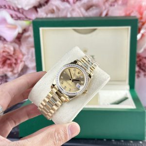 Đồng Hồ Rolex DateJust 278288 Replica 11 Nữ Mặt Số Champagne 31mm (1)