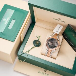 Đồng Hồ Rolex DateJust Bọc Vàng Hồng Mặt Wimbledon GM Factory 36mm (2)