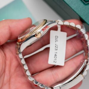 Đồng Hồ Rolex DateJust Bọc Vàng Hồng Mặt Wimbledon GM Factory 36mm (2)