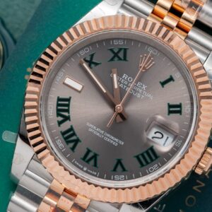 Đồng Hồ Rolex DateJust Bọc Vàng Hồng Mặt Wimbledon GM Factory 36mm (2)